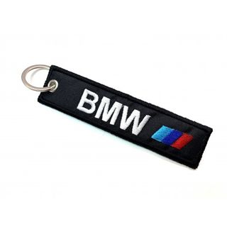 Llavero de tela bordado BMW M 11cm x 2,5cm