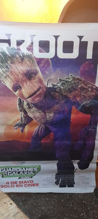 cartel guardianes de la  galaxia