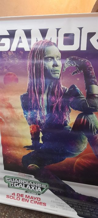cartel  de  cine  guardianes de la galaxia 