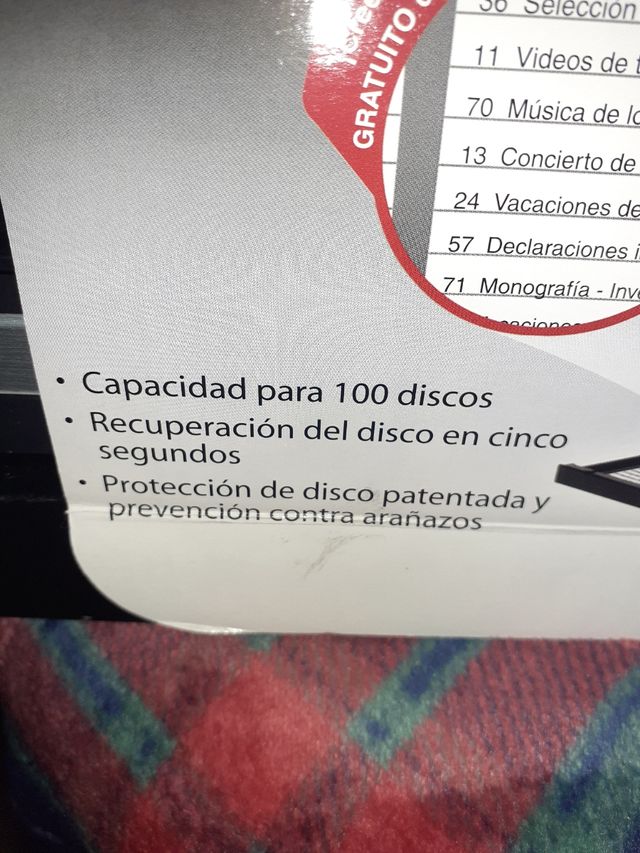 Almacenamiento CD-DvD-Play