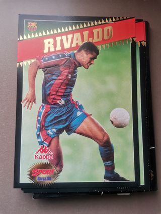 Colección postales del Barcelona 97-98