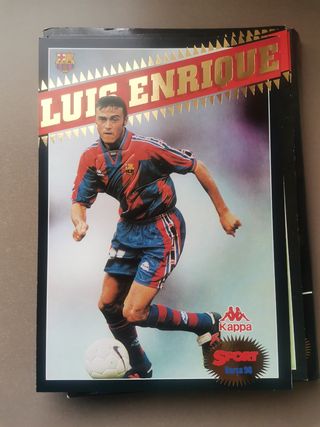 Colección postales del Barcelona 97-98