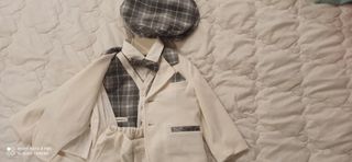 completo giacca camicia pantaloni gilet papillon