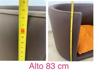 Cama de piel para mascotas