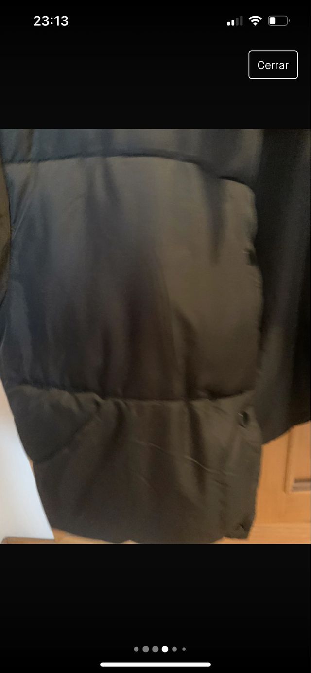 Plumas fino negro zara talla Xs