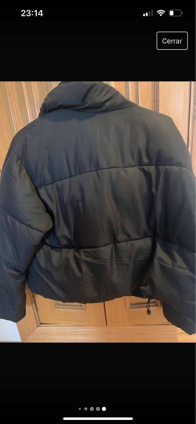 Plumas fino negro zara talla Xs