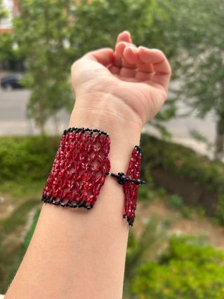Pulsera de abalorios