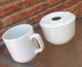 Taza y cenicero Vintage