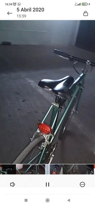 bicicleta vintage carretera ciudad