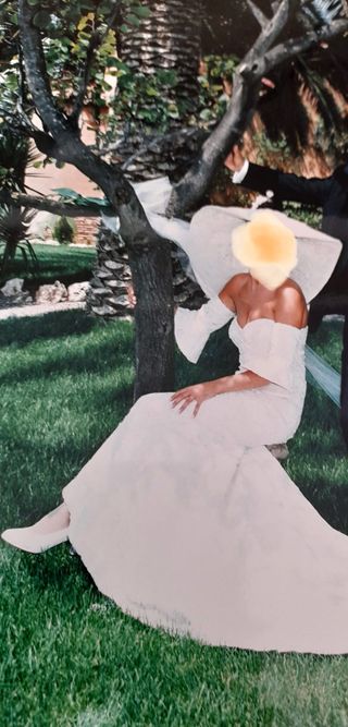 Clásico y elegante vestido de novia