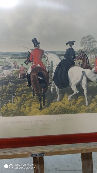 Cuadros ecuestres. Grabados