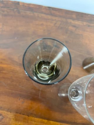 Set di 5 bicchieri da liquore in vetro di Murano.