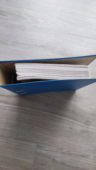Archivador con 1069 recetas de Karlos Arguiñano 