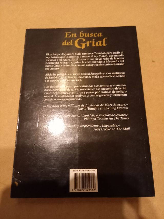 LIBRO-NOVELA HISTORICA-EN BUSCA DEL GRIAL