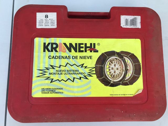 Cadenas para nieve numero 8