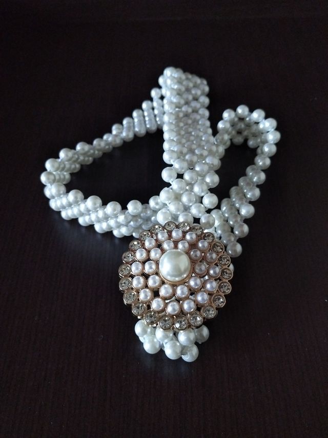 Cinturón de boda elegante