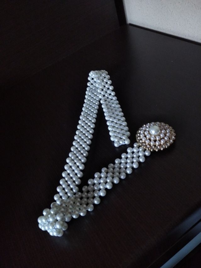 Cinturón de boda elegante