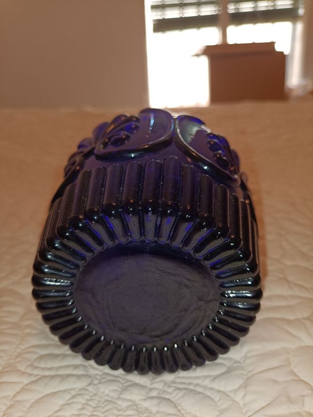 jarrón de cristal para licores