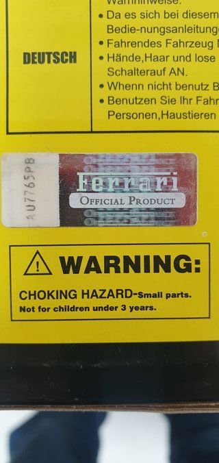 MAQUETA FERRARI 1/20 -599 GTB FIORANO-TELEDIRIGIDO