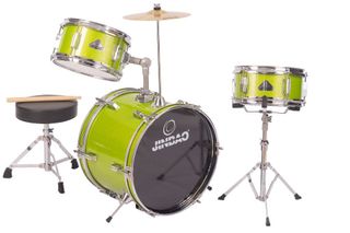 BATERÍA JINBAO JUNIOR 1042 VERDE TOTAL DRUMS MUSIC