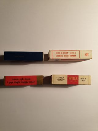 LOTTO A 4 RARI MINI PACCHETTI SIGARETTE STRANIERE