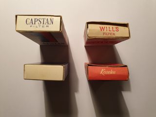 LOTTO A 4 RARI MINI PACCHETTI SIGARETTE STRANIERE