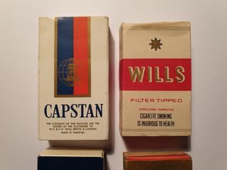 LOTTO A 4 RARI MINI PACCHETTI SIGARETTE STRANIERE