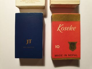 LOTTO A 4 RARI MINI PACCHETTI SIGARETTE STRANIERE