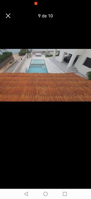 seacen sombrillas de brezo, carrixt, mimbre