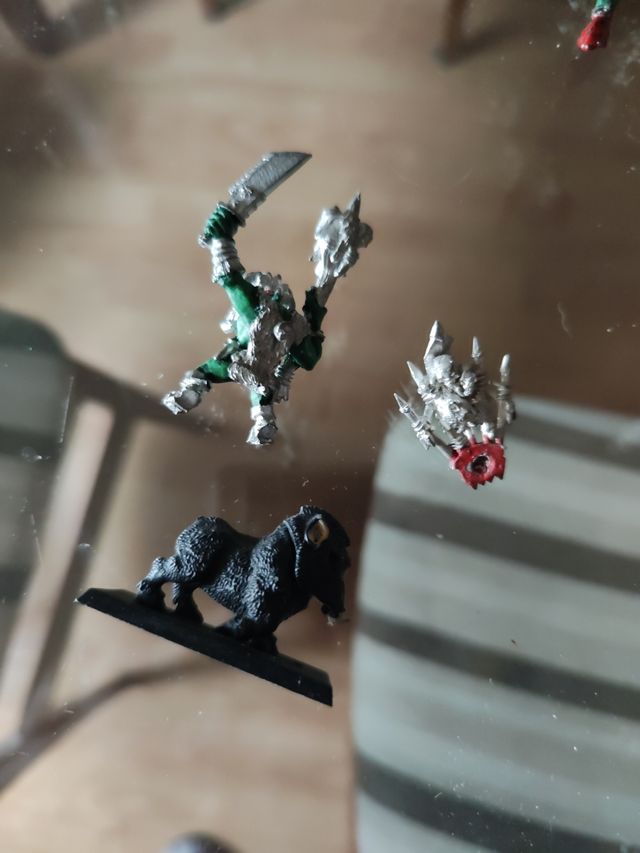 Chamán orco en jabalí