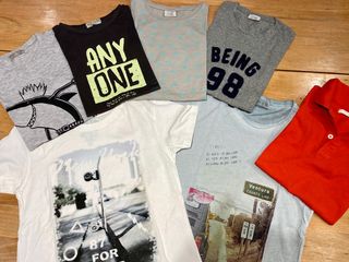 Pack 6 camisetas + polo niño . Tallas 9/10