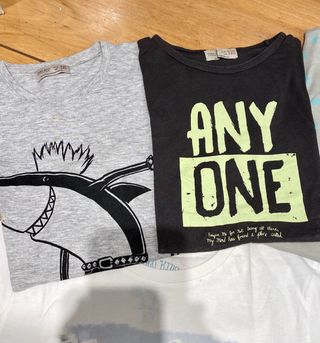 Pack 6 camisetas + polo niño . Tallas 9/10