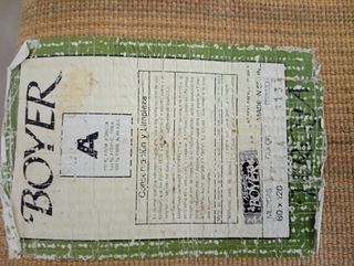 alfombra beige rallas 120*60cms