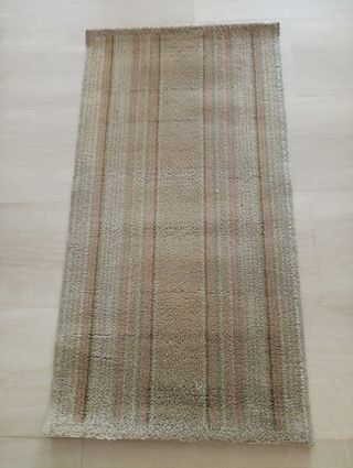alfombra beige rallas 120*60cms