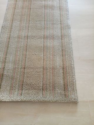 alfombra beige rallas 120*60cms