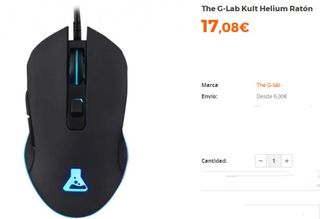 Ratón óptico gaming USB. NUEVO.