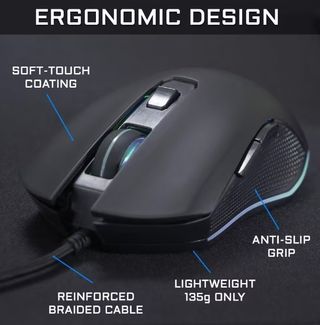 Ratón óptico gaming USB. NUEVO.