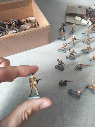 100 soldados franceses starlux 3 cm alto