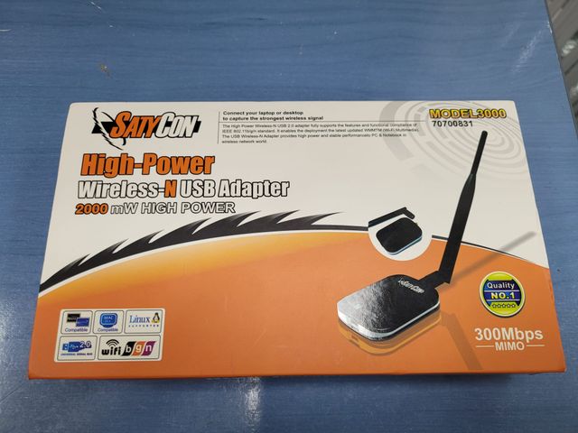 TARJETA DE RED USB SATYCON WIFI MODEL 3000 300MBPS