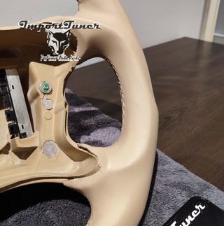 Volante Mercedes CLS w219 beige custom