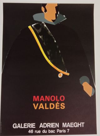 Cartel serigráfico de Manolo Valdés