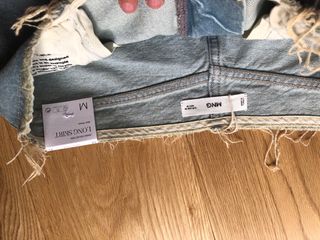 Falda vaquera larga abertura trasera NUEVA