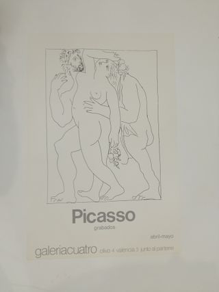 Cartel serigráfico de Pablo Picasso