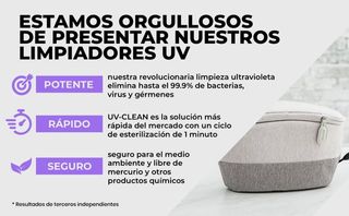 HoMedics DESINFECTANTE Portátil batería UV NUEVO