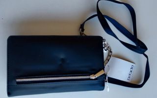 bolso para el movil  y cartera de tela negro