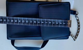 bolso para el movil  y cartera de tela negro