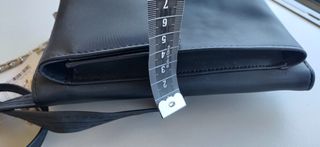 bolso para el movil  y cartera de tela negro