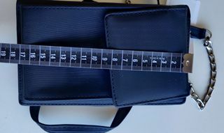 bolso para el movil  y cartera de tela negro