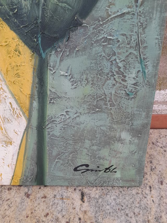 Cuadro pintado sobre lienzo