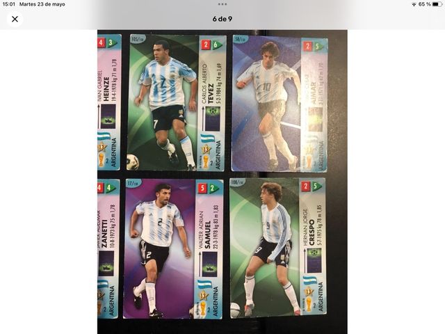 12 Cromos mundial alemania